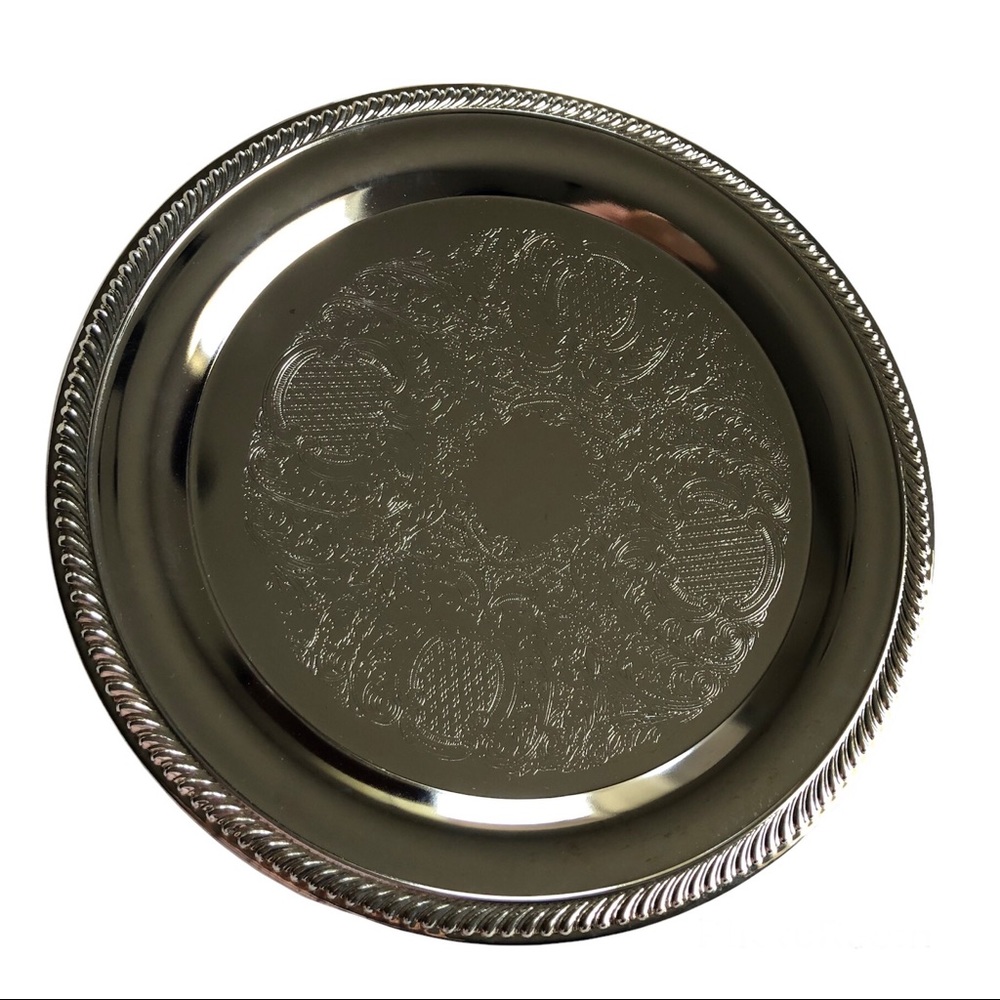 WM. ROGERS & SON Silverplated 10‎ 1/4” Serving Trade